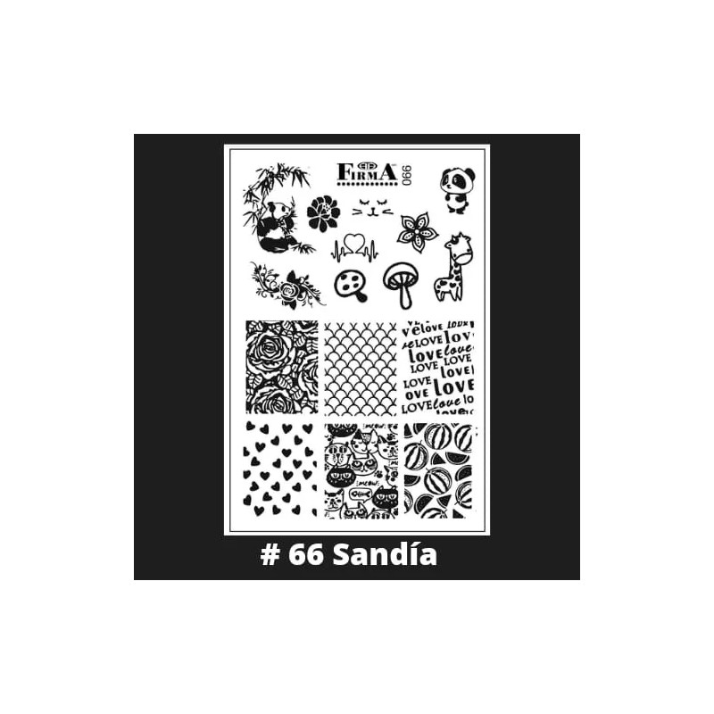 Firma Kit Para Estampado En Uñas 3 Pinturas+4 Placas+stamper Firma