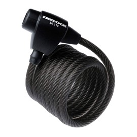 TRELOCK SK110 BK Coil Cable Lock 0.3 x 70.9 inches (8 x 180 cm)