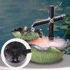 Black Aquarium 12 LED Light Ultrasonic Mist Maker Atomizer Water