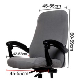 Computer Office Chair Cover - Protective Stretchable Chair Covers Stretch Chair Slipcover (K)