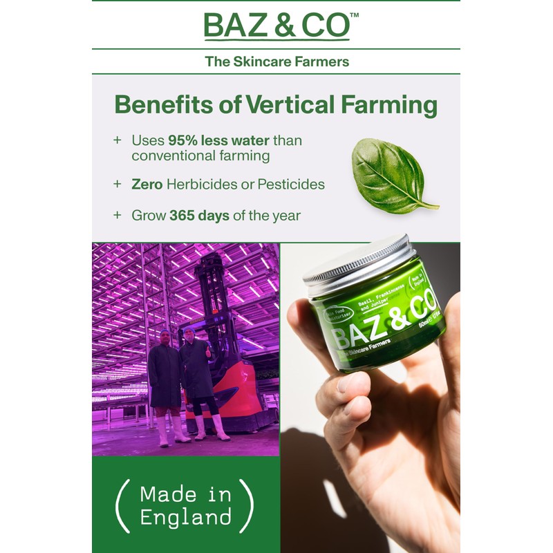 BAZ & CO Skin Food Moisturiser Face Cream for Men