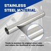 Universal T304 stainless steel Exhaust Pipe flared Tube-36" 3 Feet