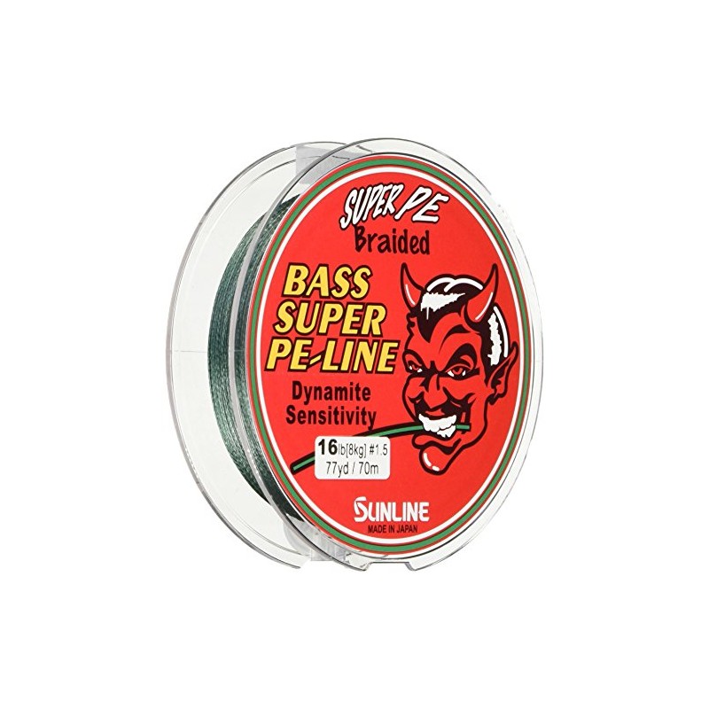 Sunline PE Line Bass Super 70m No. 4 46lb Deep