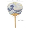 UCPORT Folding Fan, Women's, Gift, Paper Fan, Silk, Bamboo, Wedding,