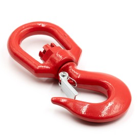 ALFA LOGISTIK Load Hook Swivel 2000 kg Load Capacity with Hook Lock - Swivel Load Hook - Eye Load Hook - Swivel Hook - Swivel Hook with Rotating Eyelet