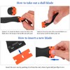 Plastic Razor Blade Scraper, 2 Pack Razor Scraper with 120