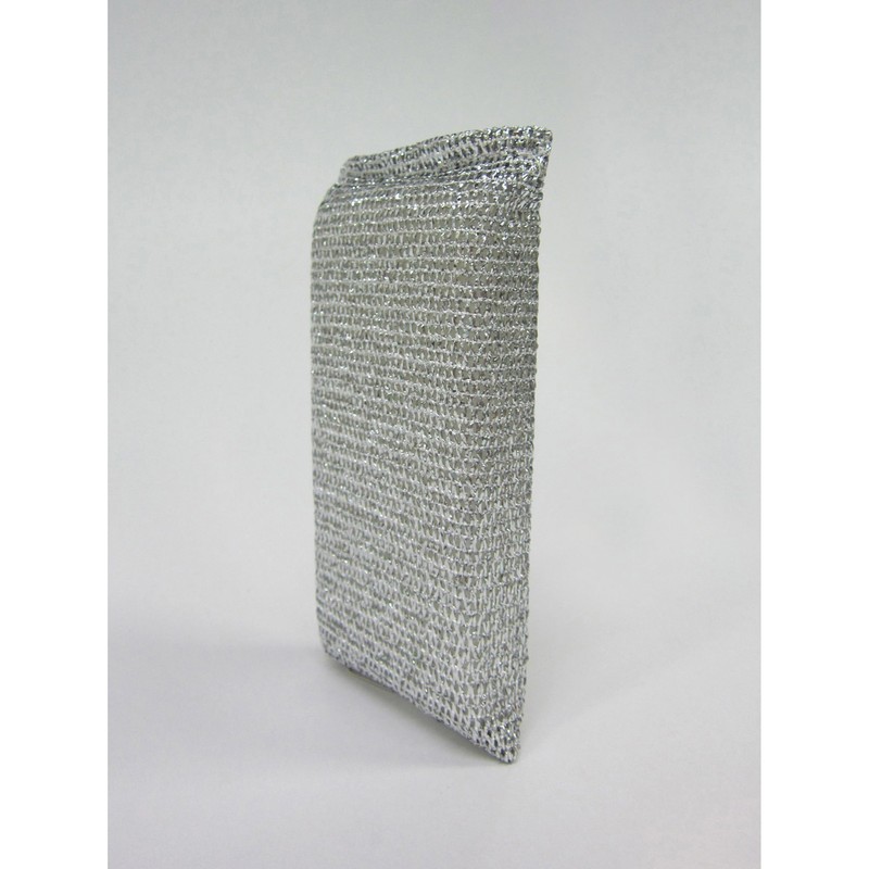 Towa Sangyo Kitchen Sponge, Aluminum Net Sponge (3 Pieces), Silver,