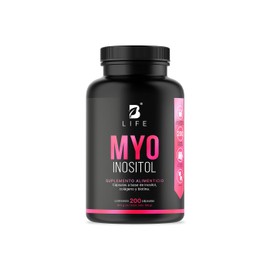 B Life Company | Inositol de 200 Cápsulas de 500 mg. Ingredientes naturales. Myo Inositol.