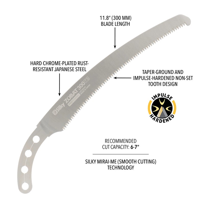 Silky Zubat 300 Large Teeth Replacement Blade - 271-30