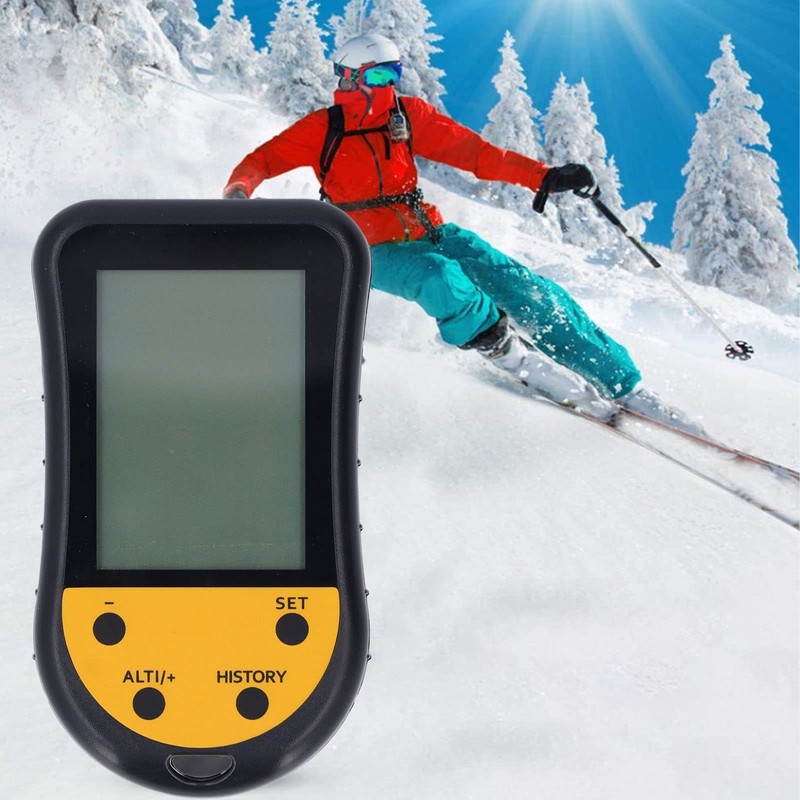 Digital Altimeter Barometer, LCD Backlit Display Altimeter Portable Handheld Weather