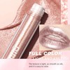 Glitter Lip Gloss Metallic Diamond Glitter Liquid Lipstick Pink Shimmer