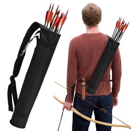 WEFHEF 1 Piece Adjustable Archery Quiver Arrow Backpack Bag Hip Arrows Back Arrow Quiver Hip Quiver Holder Arrows Quiver for Storage of Compound Recurve Bow