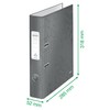 Leitz Wow 180° Lever Arch File, Red Lever Arch File,