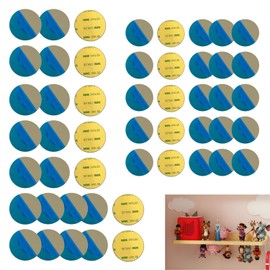 Magnetplättchen Selbstklebend, 50 Stück Metallplatte für Magnete, Metallplättchen Selbstklebend in 2 Größen ideal zur Kinderzimmer-Deko mit Figuren (20x20mm, 20x30mm)