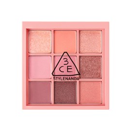 3CE MULTI EYE COLOR PALETTE 9 Colors Eye Shadow Eye Makeup, Eye Color, Yebe, Blouvet, Monochrome, Gradient Powder, Mood Recipe, Korean Cosmetics, Korean Makeup, #BEACH MUSE
