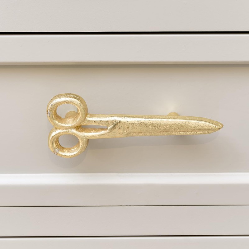 Melody Maison Gold Scissors Drawer Knob