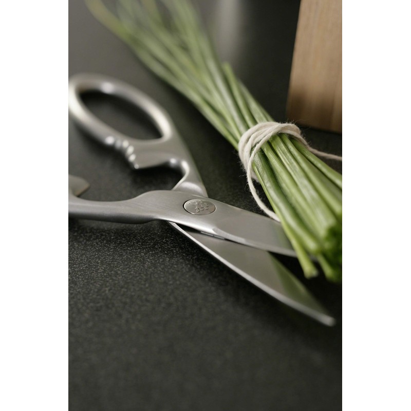 ZWILLING 41470-000 Twin Select Satin Cooking Scissors, All Stainless Steel,