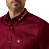ARIAT Men’s TEK Polo Shirt Burgundy/White