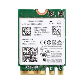 For Lenovo Intel Dual Band Wireless-AC 8260 802.11ac/agn 867Mbps + Bluetooth 4.2 Card 8260NGW for Thinkpad X1 Carbon X1 Yoga 13 X260 T460 T460s T460p T560 E460 L460 L460 60 L5 60, Ideapad