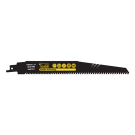1 x SabreCut SCRS1156XHM Tungsten Carbide 228mm Variable 6-8 TPI S1156XHM Very Fast Wood and Plastic Cutting Reciprocating Sabre Saw Blade