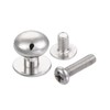 sourcing map 12mm Head Dia. Round Knobs Pull Handle, 10pcs