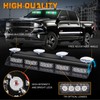 XRIDONSEN 2x 17 inch Green White Emergency Lights for Vehicles