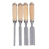 4 Pcs Half Round Chisel Set Inner Edge DIY Wood