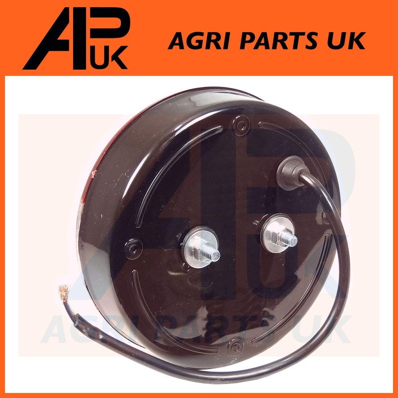 APUK 12V Red Clear Rear Combination Brake Tail Indicator Light