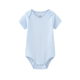 MAMIMAKA Baby Bodysuit Short Sleeve one-piece Newborn Baby Clothes for Boy and Girls, 3-6 Months