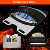 6000°F Fireproof Money Bag with Lock, Waterproof Document Bag with
