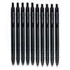 DIGNO Crysta Retractable Ballpoint Pens, BLACK, Medium Point (1.0mm), Pack