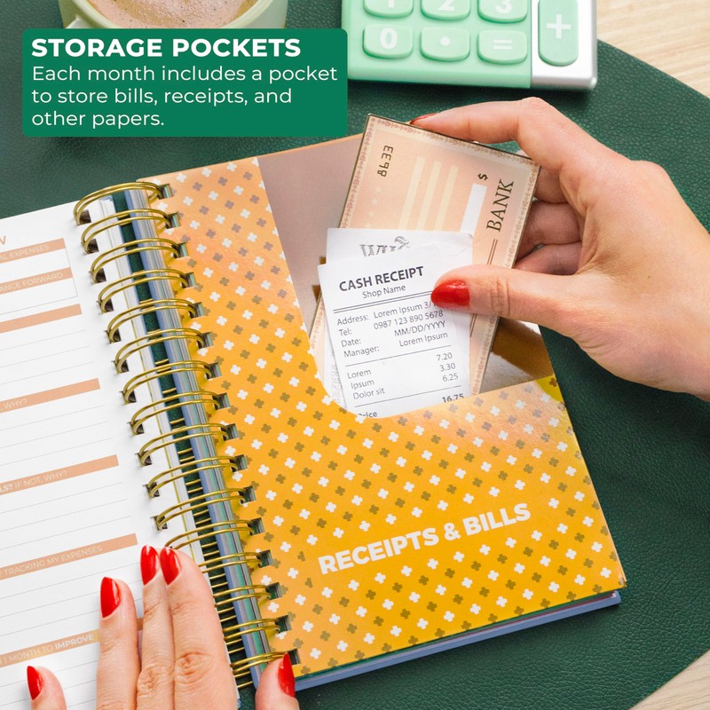 Clever Fox Budget Planner & Monthly Bill Organizer With Pockets.