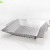 AIMALL 8 Inch Small BBQ Grill Basket, Stainless Steel Barbecue