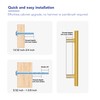 10 Pack 7.38 Inch Length Kitchen Cabinet Handles with 5