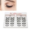 10 Pairs Magnetic Lashes Kit Liquid Eyeliner Tweezer Lightweight False