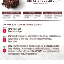 Chocolate Fudge Brownie Mix, 20 oz, 4 Pack (2 Pack)