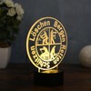 Optechvisual Fire brigade LED table lamp gift idea for firefighter,