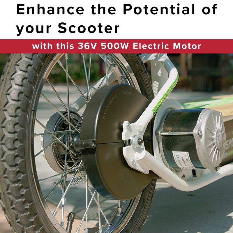AlveyTech 36 Volt 500 Watt Electric Motor with #25 Chain