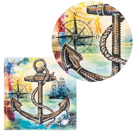 Ideen mit Herz Diamond Painting Greeting Card | 16 x 16 cm | 370 gsm | Includes Envelope & Tools (Anchor)