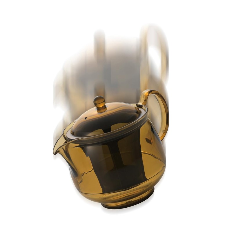 Akebono Sangyo TW-3773 Light and Unbreakable Coffee Teapot, Back Handle,