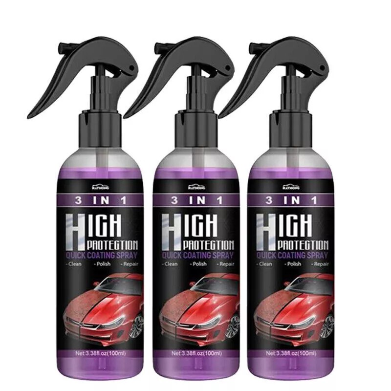Unbranded High Protection Quick Car Coat Ceramic 3 in 1