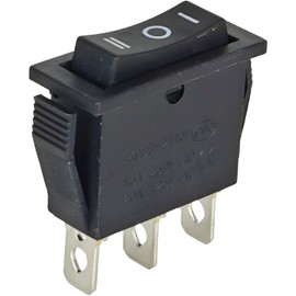 XYZIL ON-Off-ON Power Switch Compatible with Omega VSJ843Q 150 watts Low Speed Juicer 3 Position Black 15A 250V 20A 125V 3 Pin PSWITCHVSJ843 Replacement