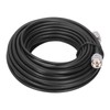 RF Coaxial Cable Black UHF Male to PL259 Electronic Converter
