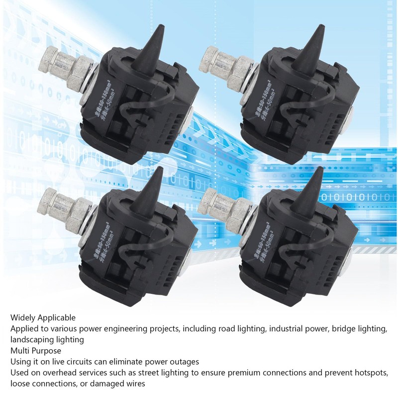 Sunicon 5 Pcs Insulation Piercing Connector, 1KV No Peeling Piercing