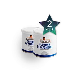2 Pack Ana Maria LaJusticia Magnesium Chloride 400g - Ideal for Old People - Recharge Your Energy - Supplement - Strengthens - Energy - Spain