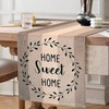 Modern Table Runner 40 x 140 cm Beige Brown Runner