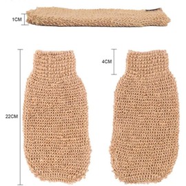 Guantes Exfoliantes de Yute FOMIYES - Elimina Células Muertas (Set de 2)