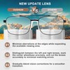 OuShiun Photochromic Progressive Reading Glasses for Men, No-Line Multifocal Readers