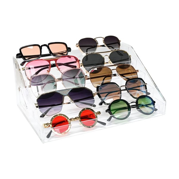 Loengmax Sunglasses Organizer -Nail Polish Clear Eyeglasses Display Storage Essential