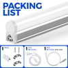 Barrina LED T5 Integrated Single Fixture, 4FT, 2200lm, 6500K (Super